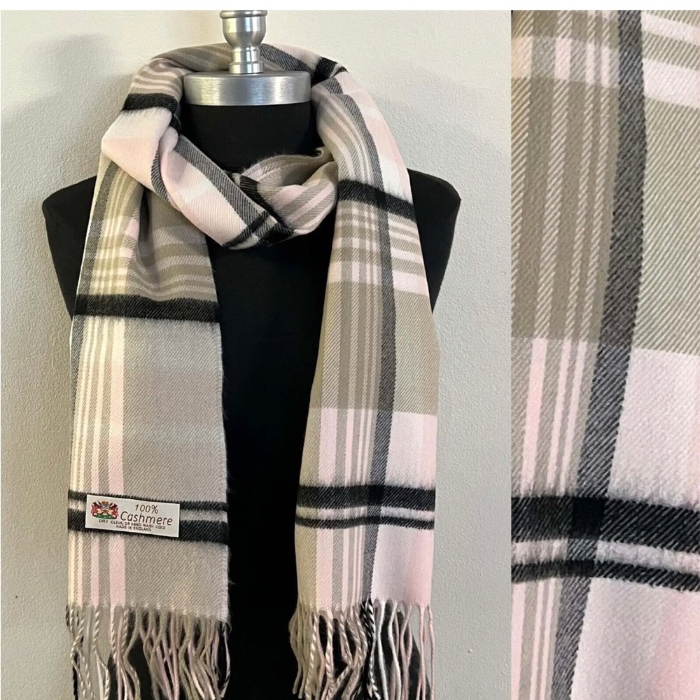 More on order. Check back. New Pink Cashmere Scarf - Picture 2 of 6